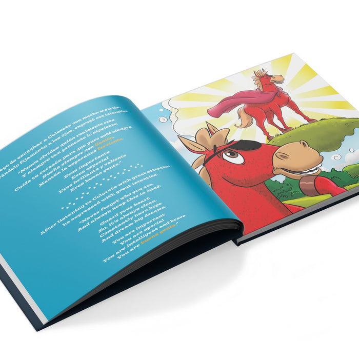 Colorete un caballo diferente de la hermosa isla de Vieques