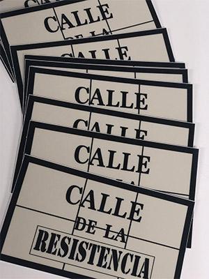 Calle de la resistencia (Sticker)-Libros787.com-Libros787.com