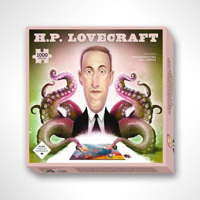 H.P. Lovecraft - Puzzle Literario 1000 Piezas-Editorial Alma-Libros787.com