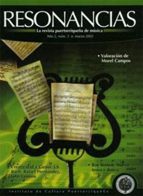 Revista Resonancias núm. 3: La danza puertorriqueña y Juan Morel Campos-Instituto de Cultura Puertorriqueña-Libros787.com