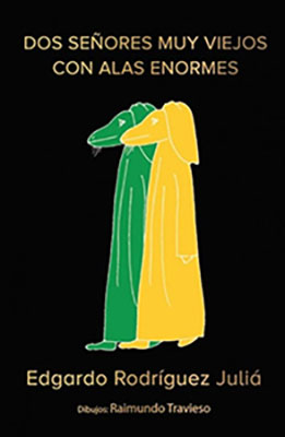 Dos señores muy viejos con alas enormes